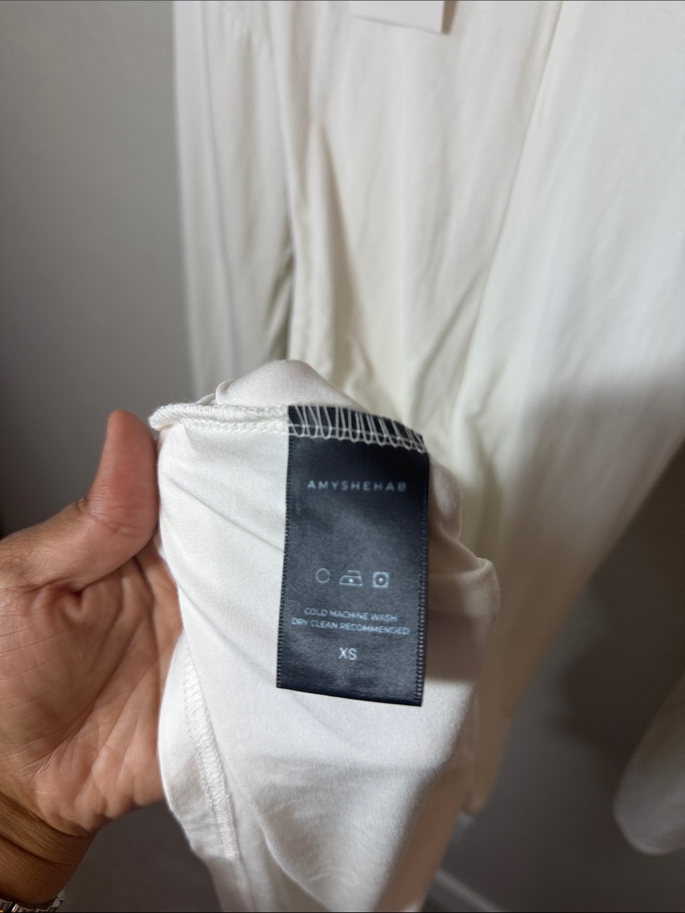 NWT Amy Shehab White Buckle Short Dress - Picture 7 of 7